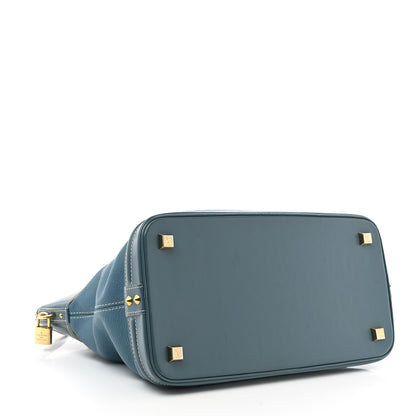 Louis Vuitton Suhali Lockit MM Blue 4 of 14