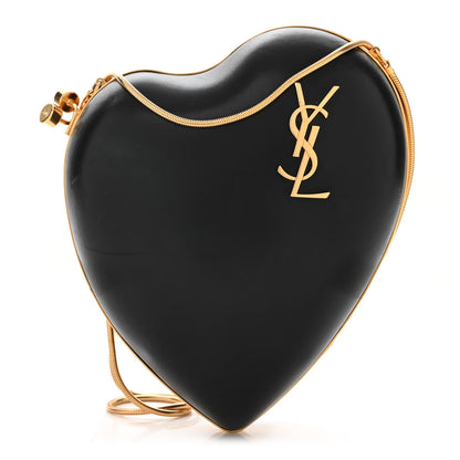 Saint Laurent Calfskin Monogram Love Box Bag Black 1 of 10