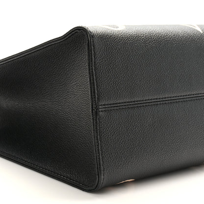 Louis Vuitton Empreinte Monogram Giant Onthego MM Black Beige 7 of 8