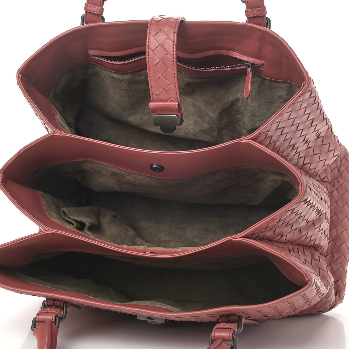 Nappa Intrecciato Medium Roma Tote Pompei