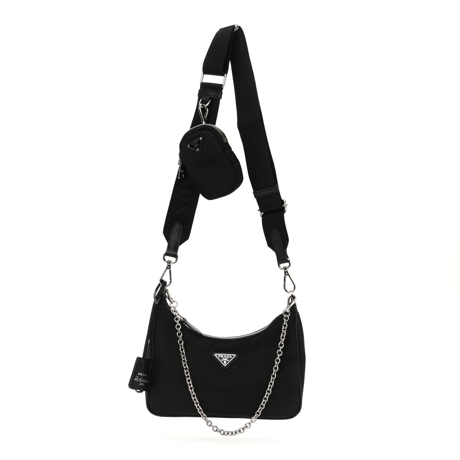 Prada Nylon Re-Edition 2005 Shoulder Bag Black 1 of 10