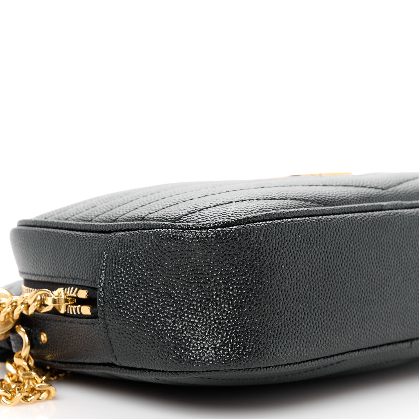 Grain De Poudre Matelasse Monogram Mini Lou Camera Bag Black