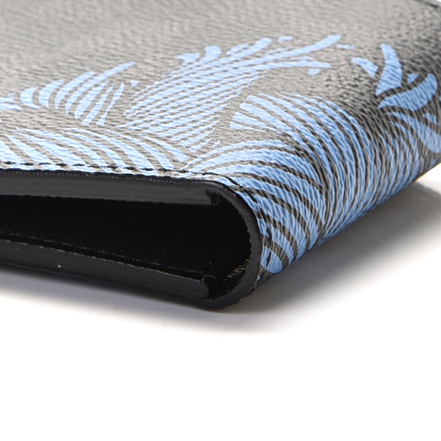 Damier Graphite Rope Slender Wallet Blue