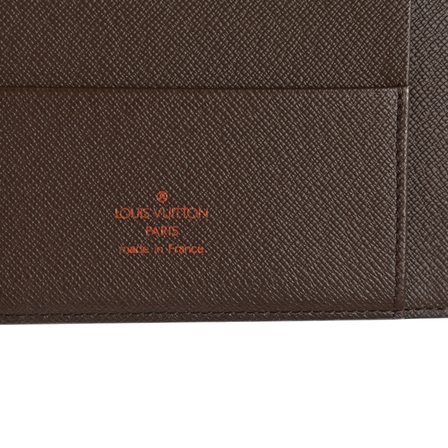 Damier Ebene Large Ring Agenda Cover