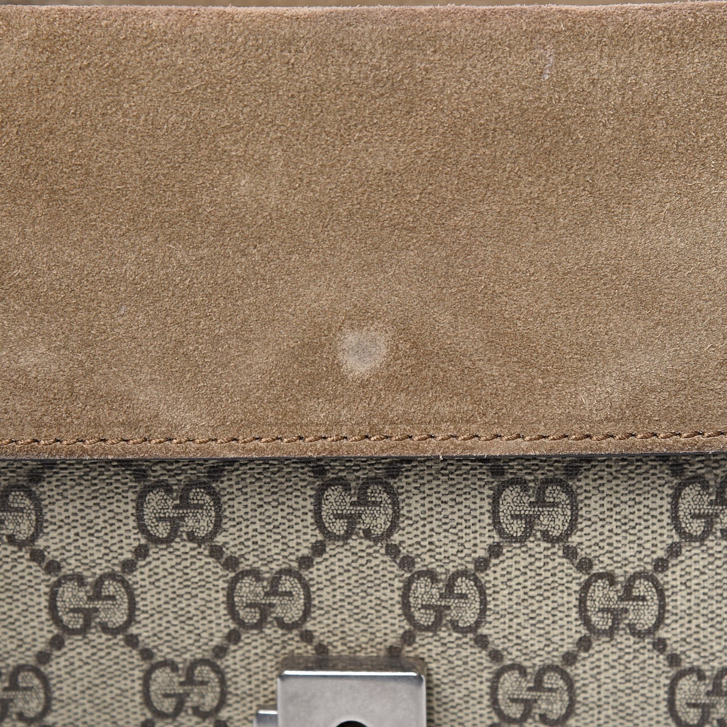 GG Supreme Monogram Mini Dionysus Shoulder Bag Taupe