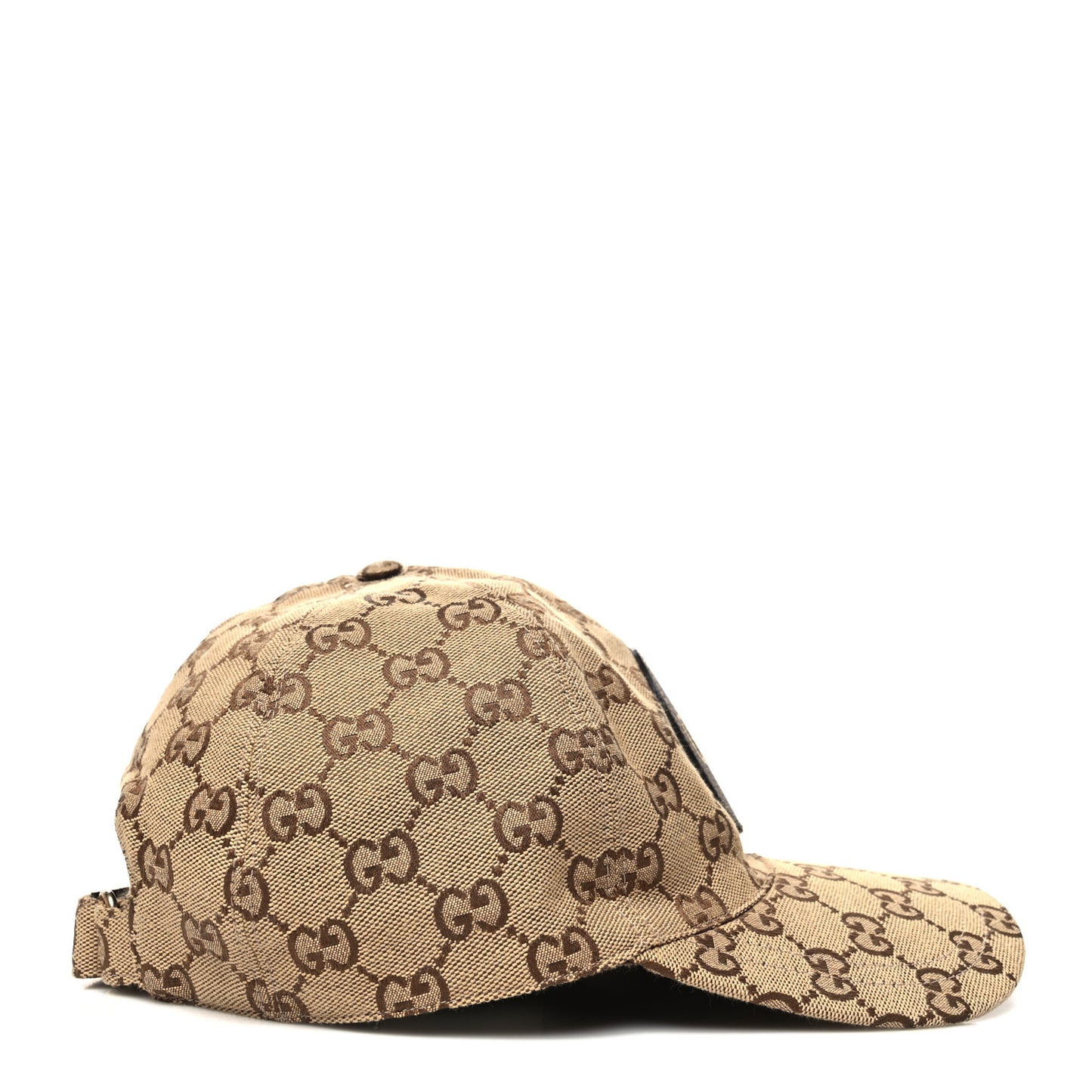Monogram Textured Dollar Calfskin Zeno Baseball Hat M Beige