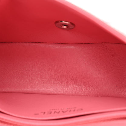 Chanel Lambskin Quilted Mini Rectangular Flap Pink 5 of 10