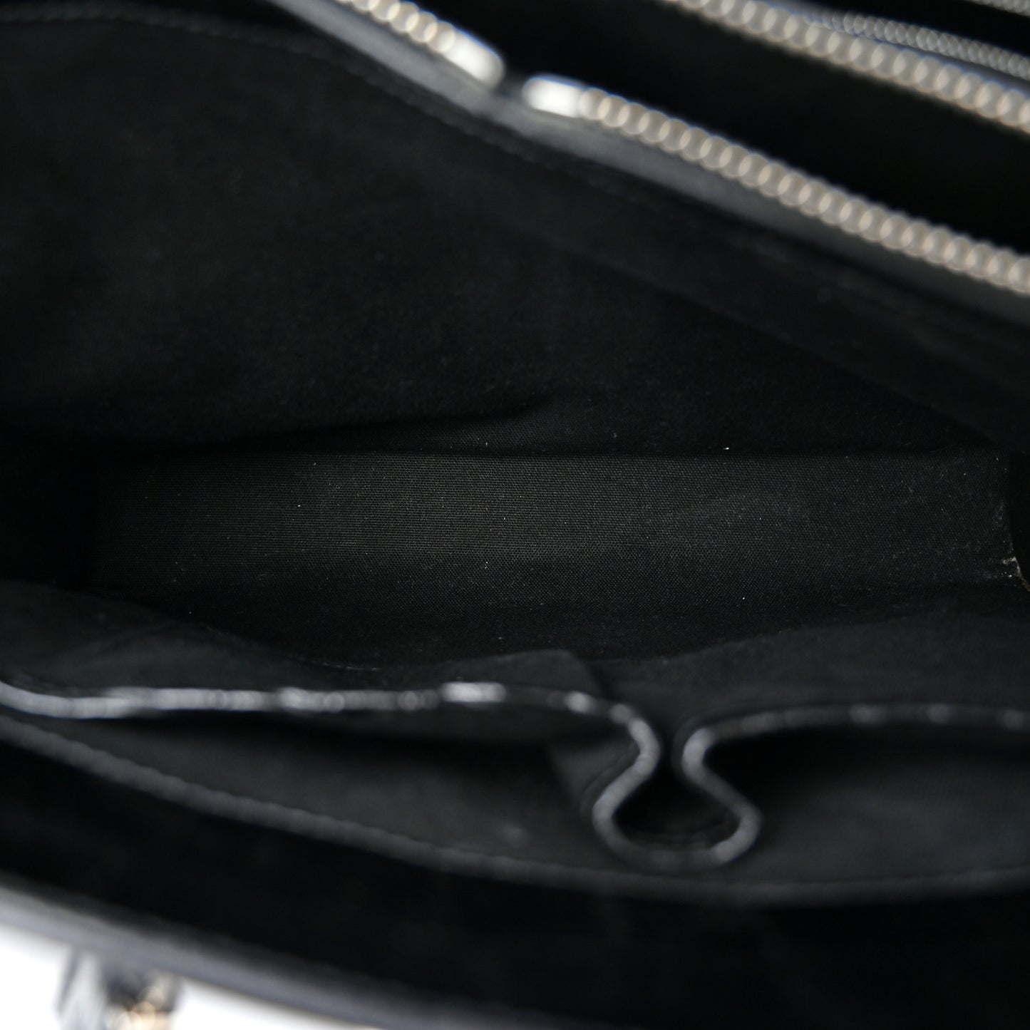 Calfskin Crocodile Embossed Tote Black