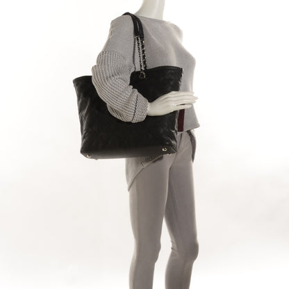 Chanel Grained Calfskin Shopping Small Daily Tote Black 2 of 8