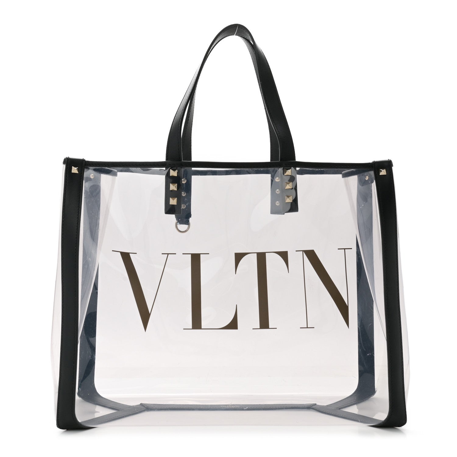 Valentino Garavani Plexy VLTN Shopping Bag Transparent 1 of 10