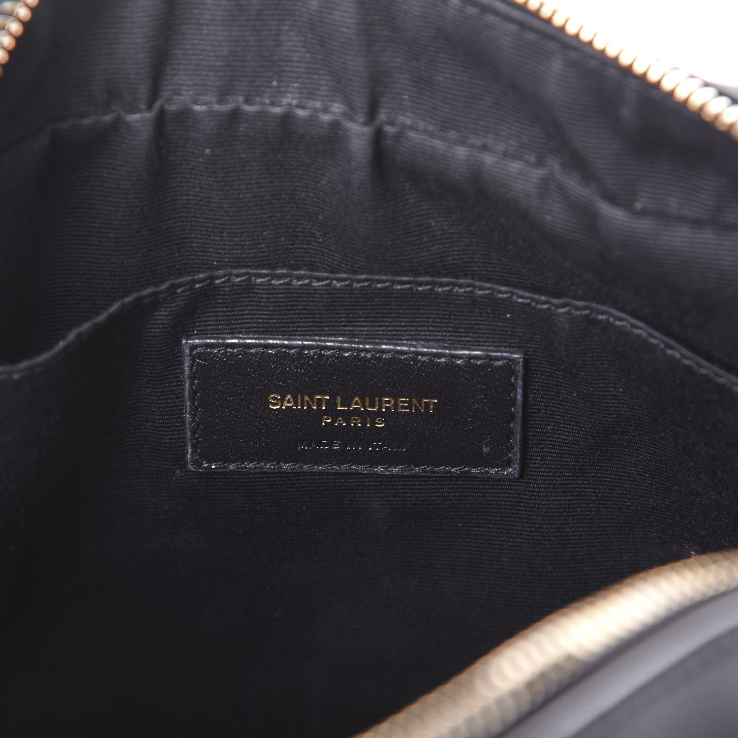 Saint Laurent Calfskin Matelasse Monogram Lou Camera Bag Black 6 of 10