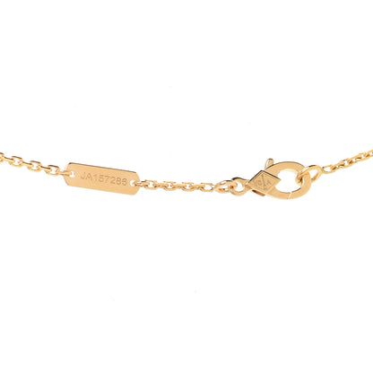 Van Cleef & Arpels 18K Yellow Gold Black Onyx Vintage Alhambra Pendant Necklace 4 of 6