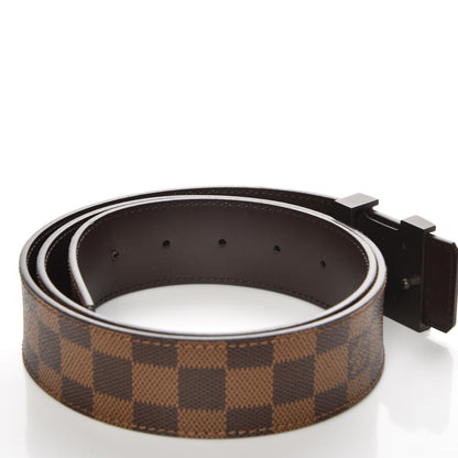 Louis Vuitton Damier Ebene 40mm LV Initiales Belt 95 38 5 of 8