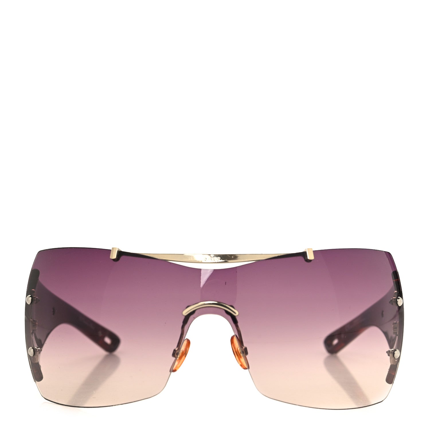 Christian Dior Western Sunglasses Gold 2 of 7