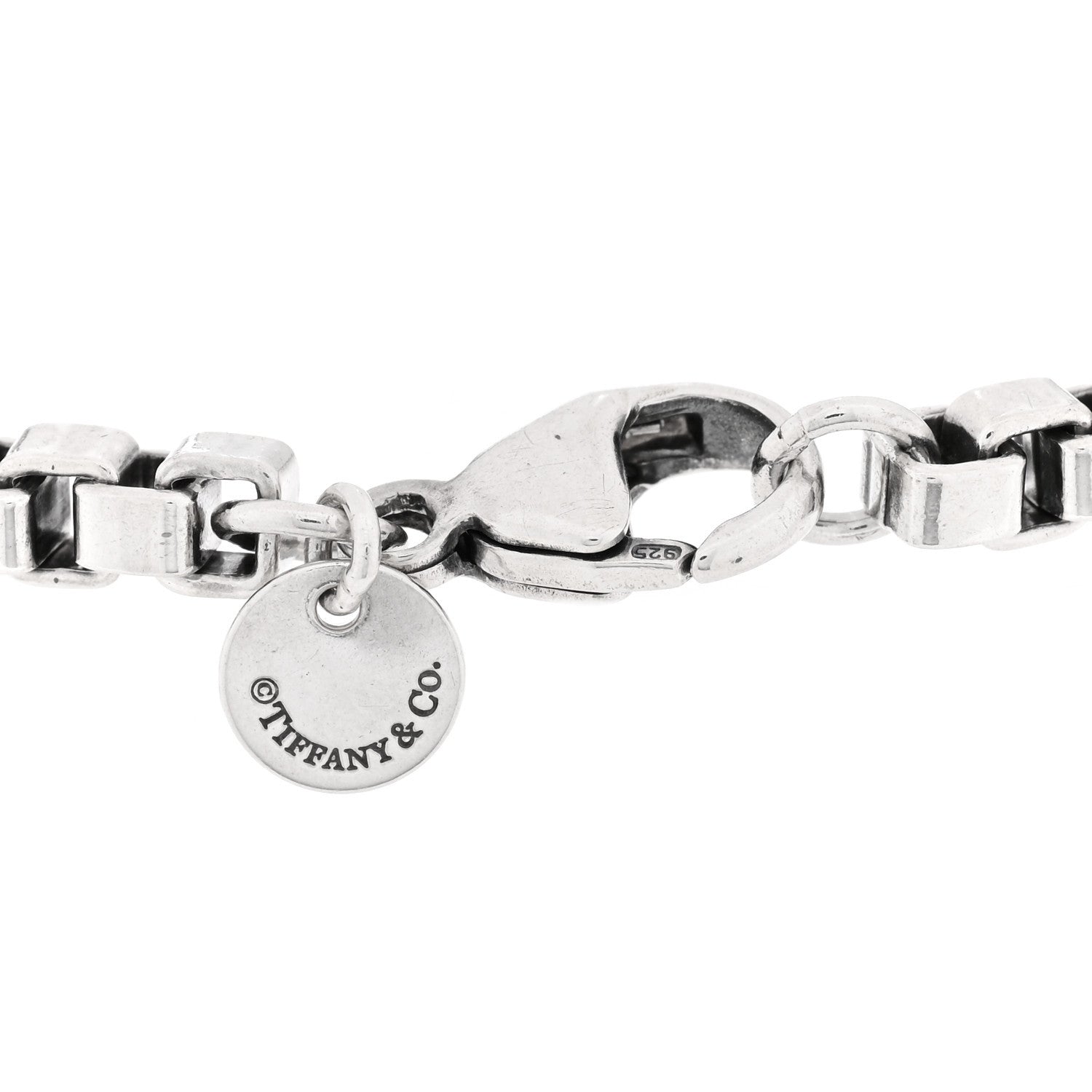 Tiffany Sterling Silver 4mm Venetian Link Bracelet 3 of 3