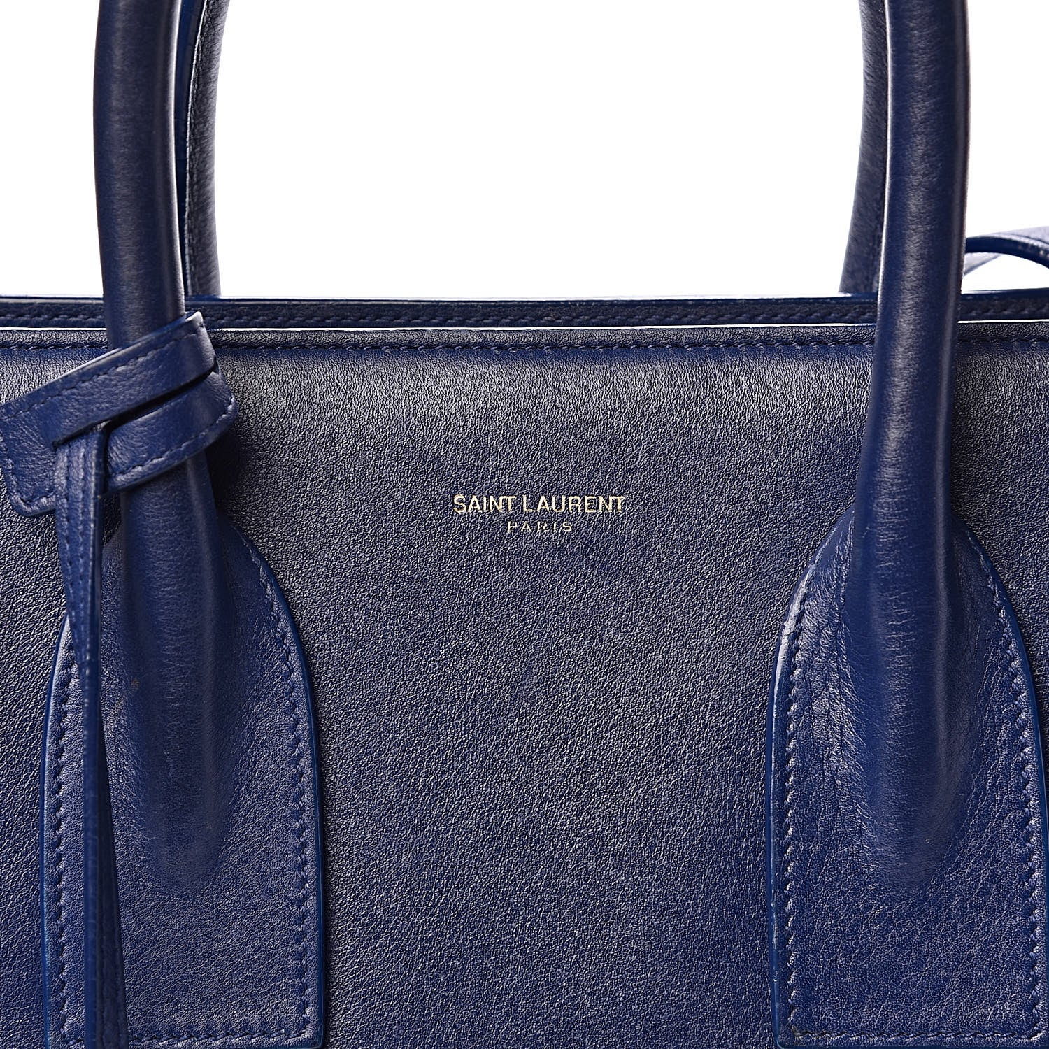 Saint Laurent Calfskin Small Sac De Jour New Marine 6 of 10