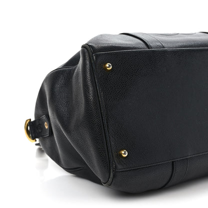 Chanel Caviar Timeless CC Boston Black 8 of 11
