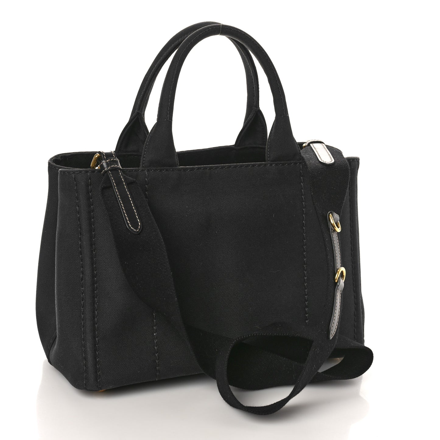 Canapa Small Logo Tote Black