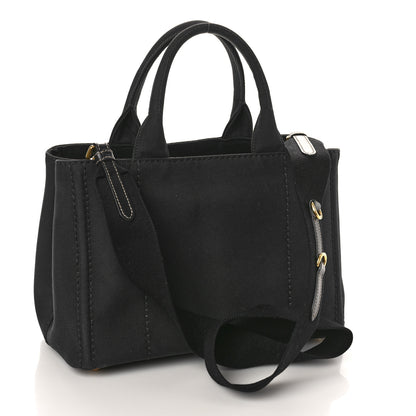 Prada Canapa Small Logo Tote Black 3 of 10