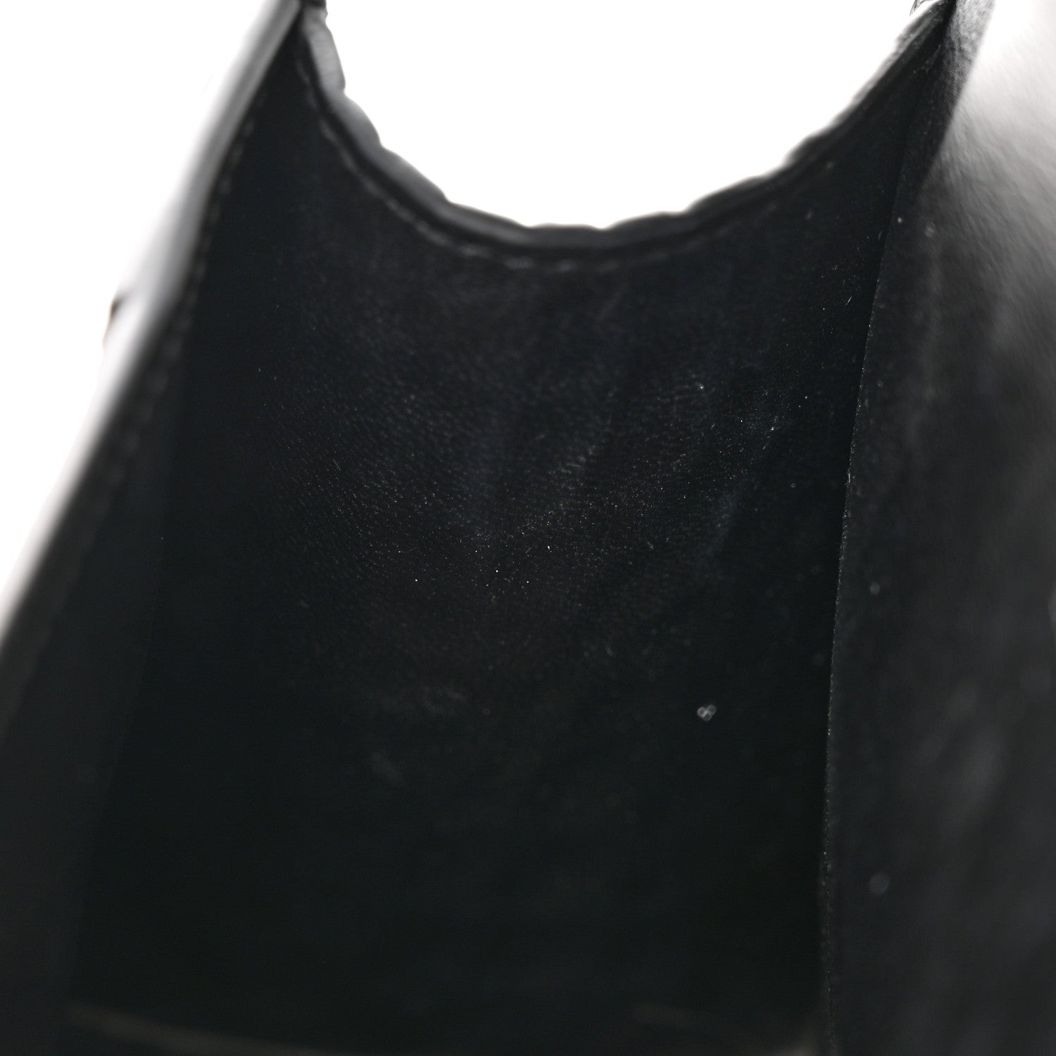 Balenciaga Shiny Calfskin Monochrome Crocodile Embossed Hourglass Top Handle Bag XS Black 13 of 17