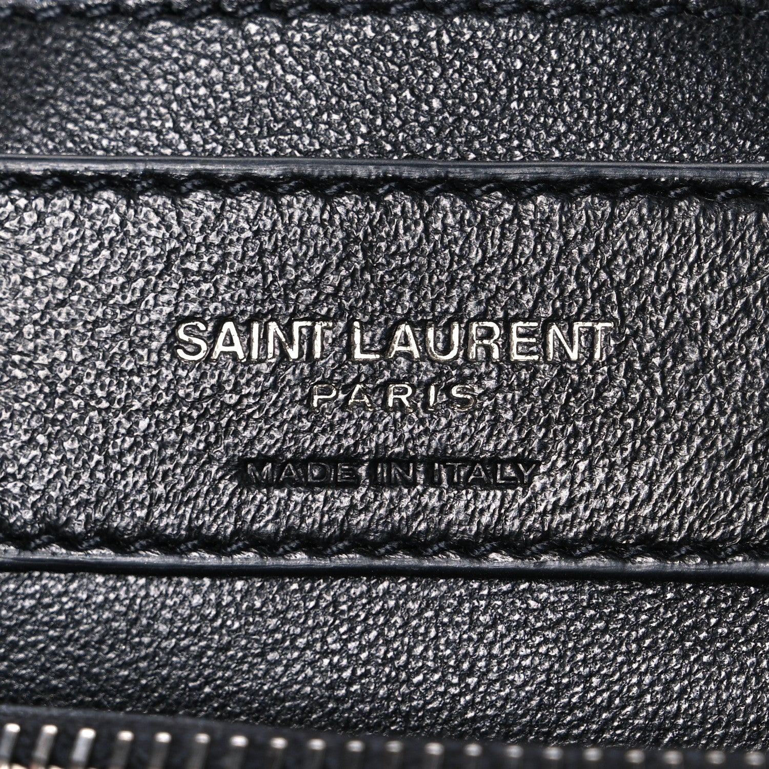 Saint Laurent Sheepskin Matelasse Chevron Monogram Large College Satchel Black 5 of 9