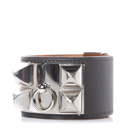 Hermes Swift Collier de Chien CDC Bracelet S Graphite 1 of 6