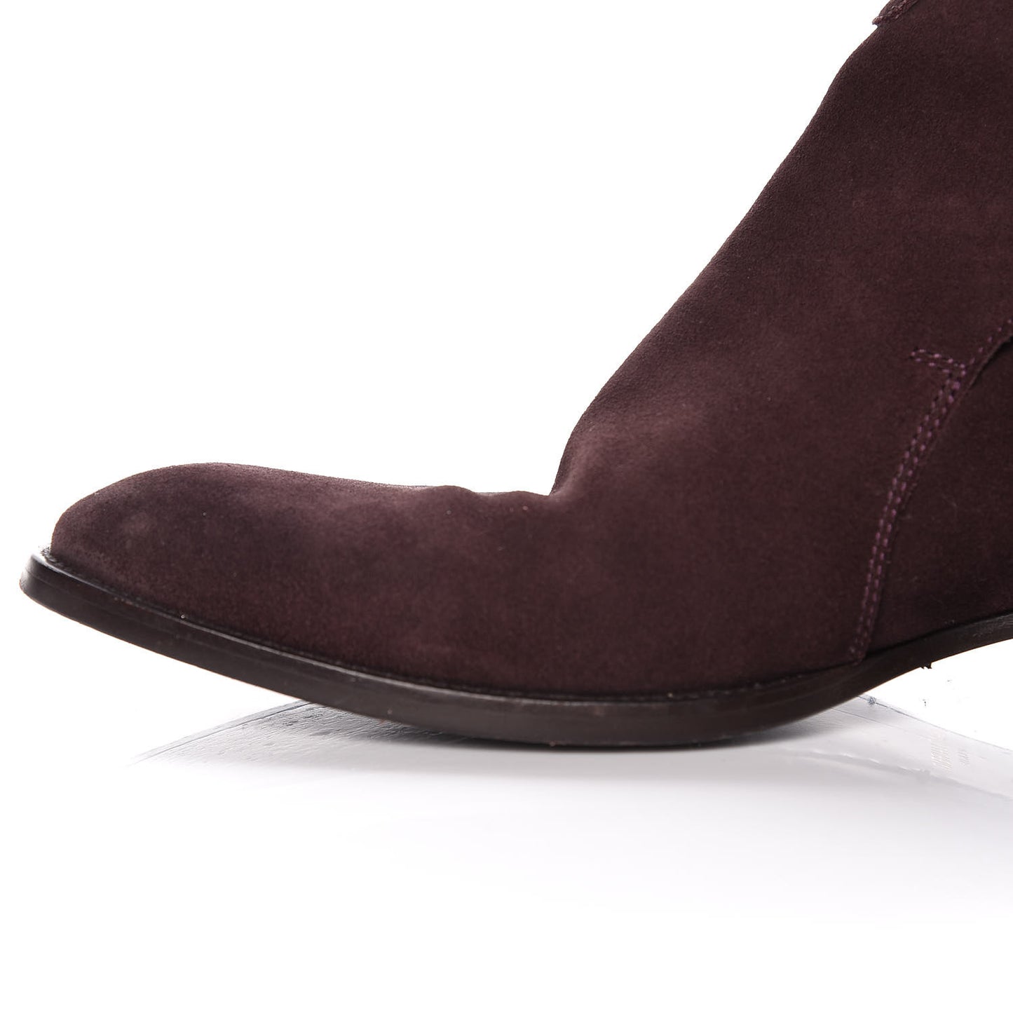 Suede Soho Calfskin Ankle Boots 40 Deep Blood