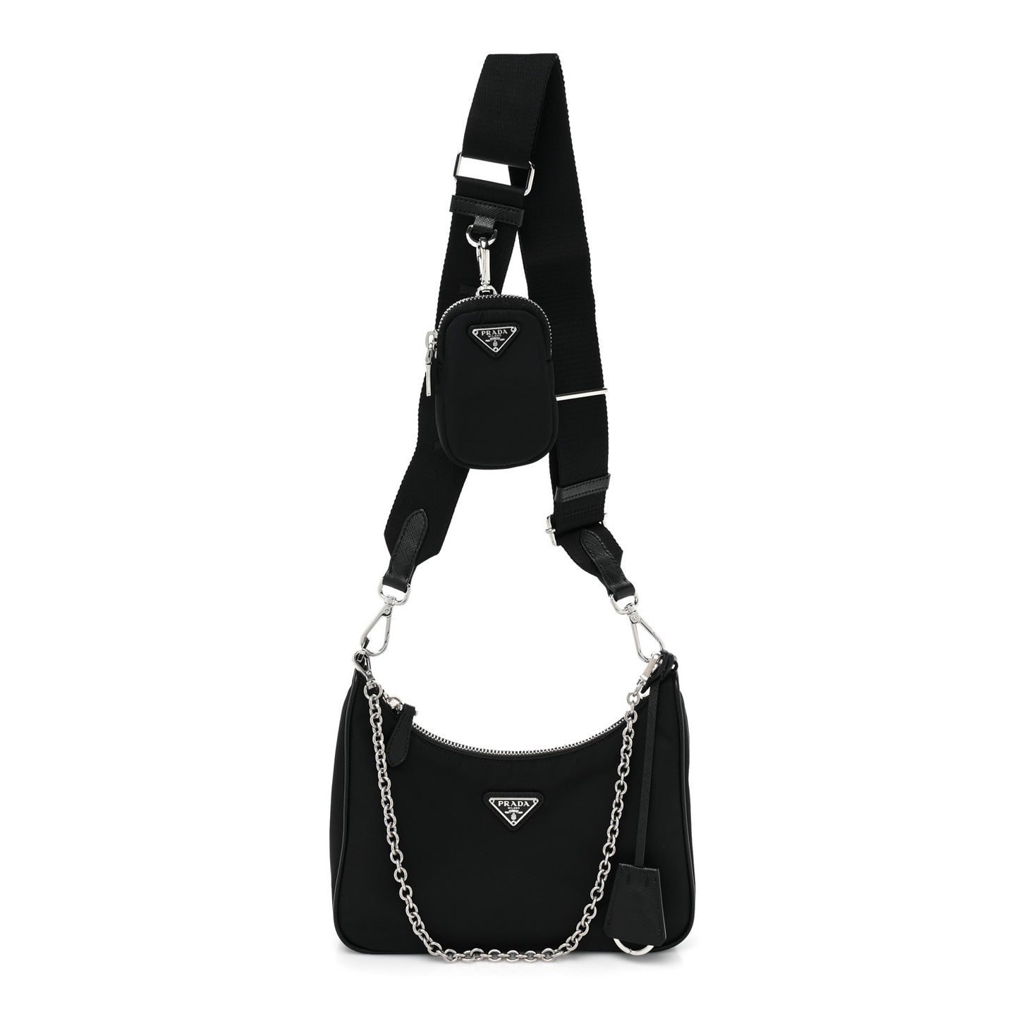 Nylon Re-Edition 2005 Shoulder Bag Black