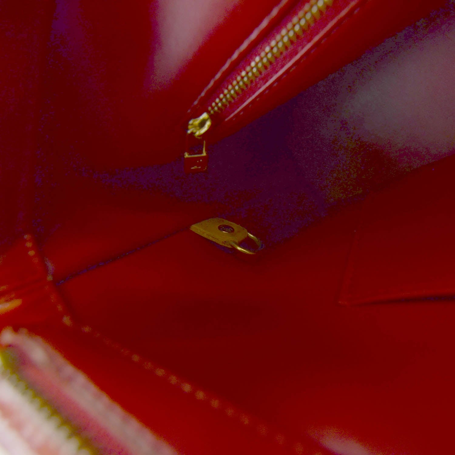 Louis Vuitton Vernis Houston Red 8 of 9