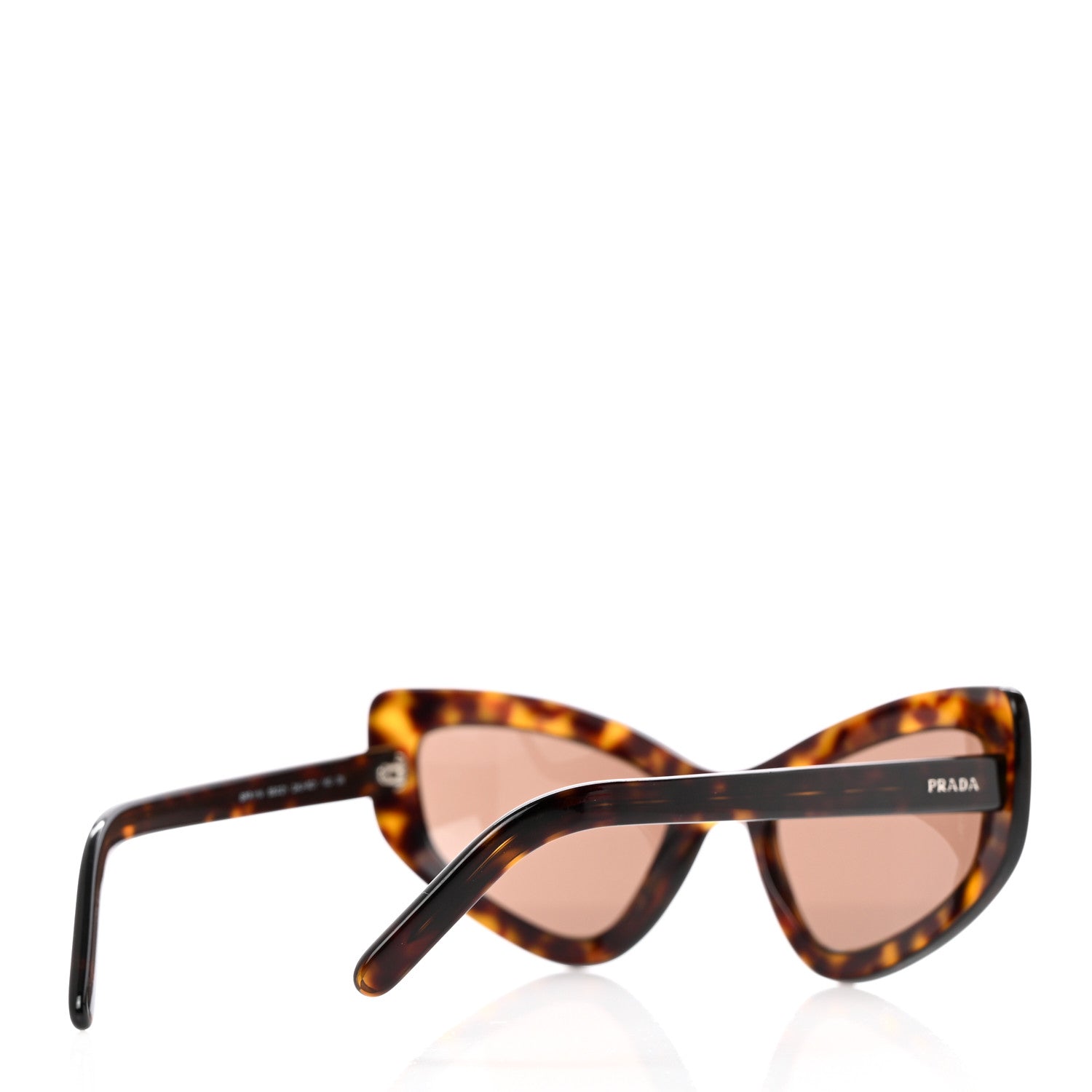 Prada Cat Eye Sunglasses SPR 11VF Tortoise 4 of 7