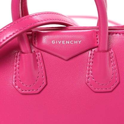 Givenchy Shiny Lord Calfskin Micro Antigona Neon Pink 8 of 11