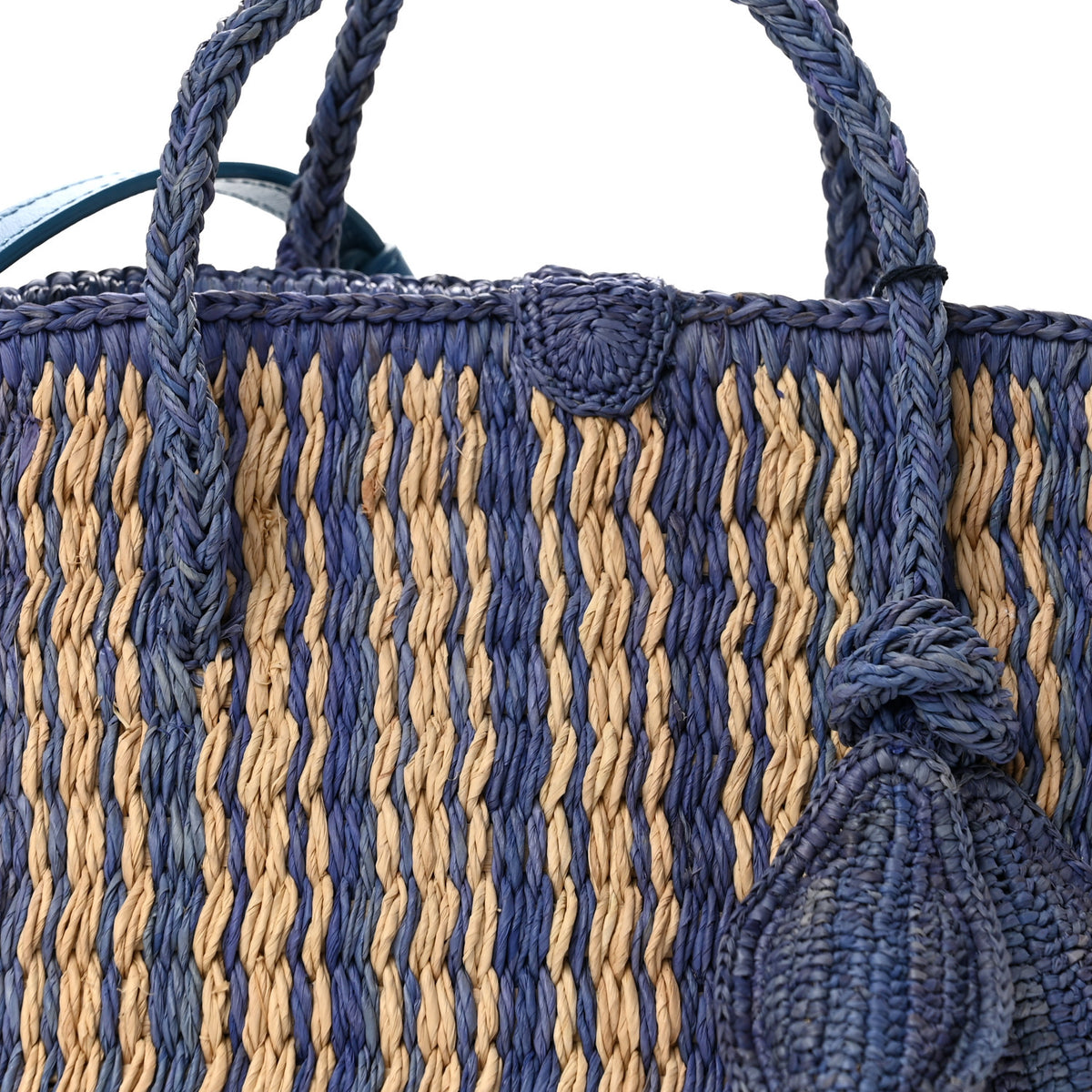 Raffia Le Petit Turismo Blue Natural