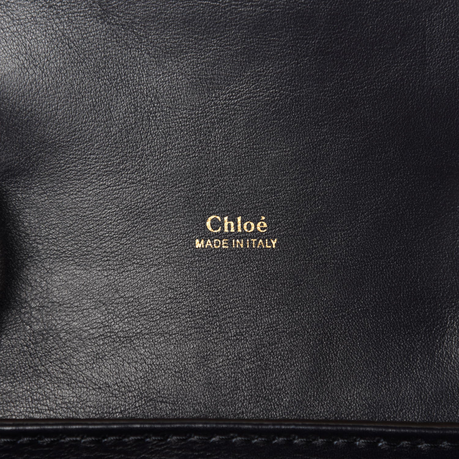 Chloe Calfskin Crocodile Embossed Small Aby Day Shoulder Bag Full Blue 8 of 10