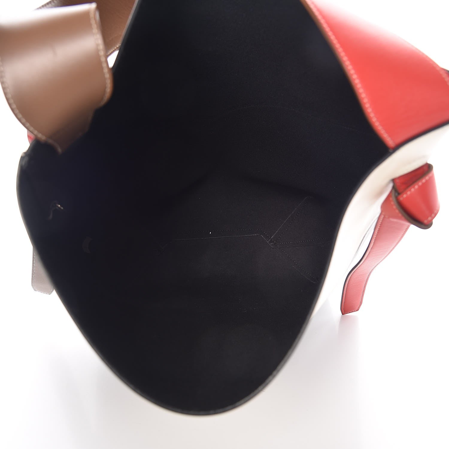 Celine Shiny Smooth Calfskin Twisted Cabas Ivory Black 6 of 13