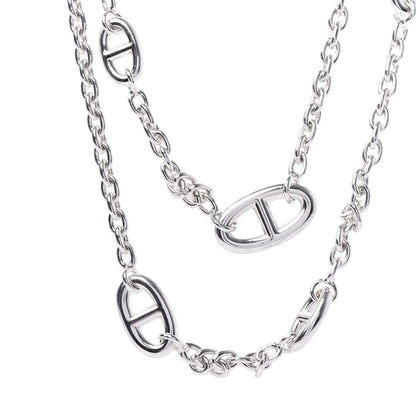 Hermes Sterling Silver Farandole Necklace 120 4 of 6