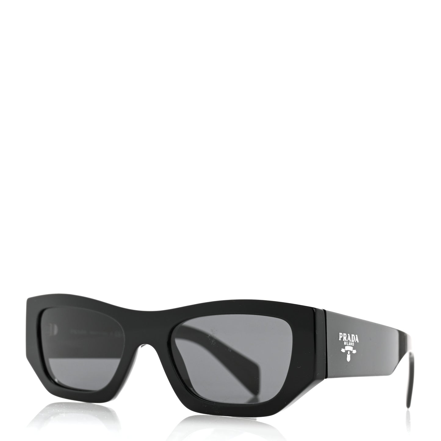 Acetate Pillow Sunglasses SPR A01 Black