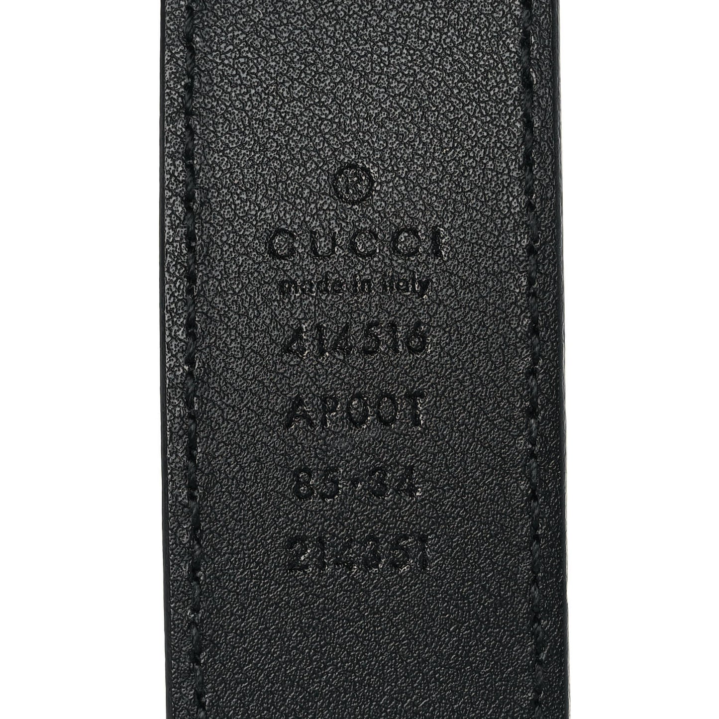 Calfskin Double G 30mm Belt 85 34 Black