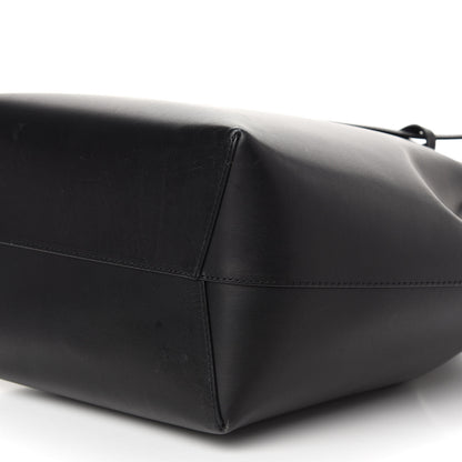 Mansur Gavriel Vegetable Tanned Calfskin Bucket Bag Black Ballerina 6 of 12