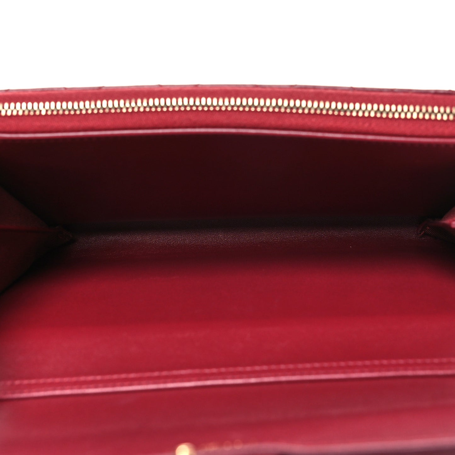 Lambskin Quilted Phone Holder Wallet on Removable Chain Burgundy