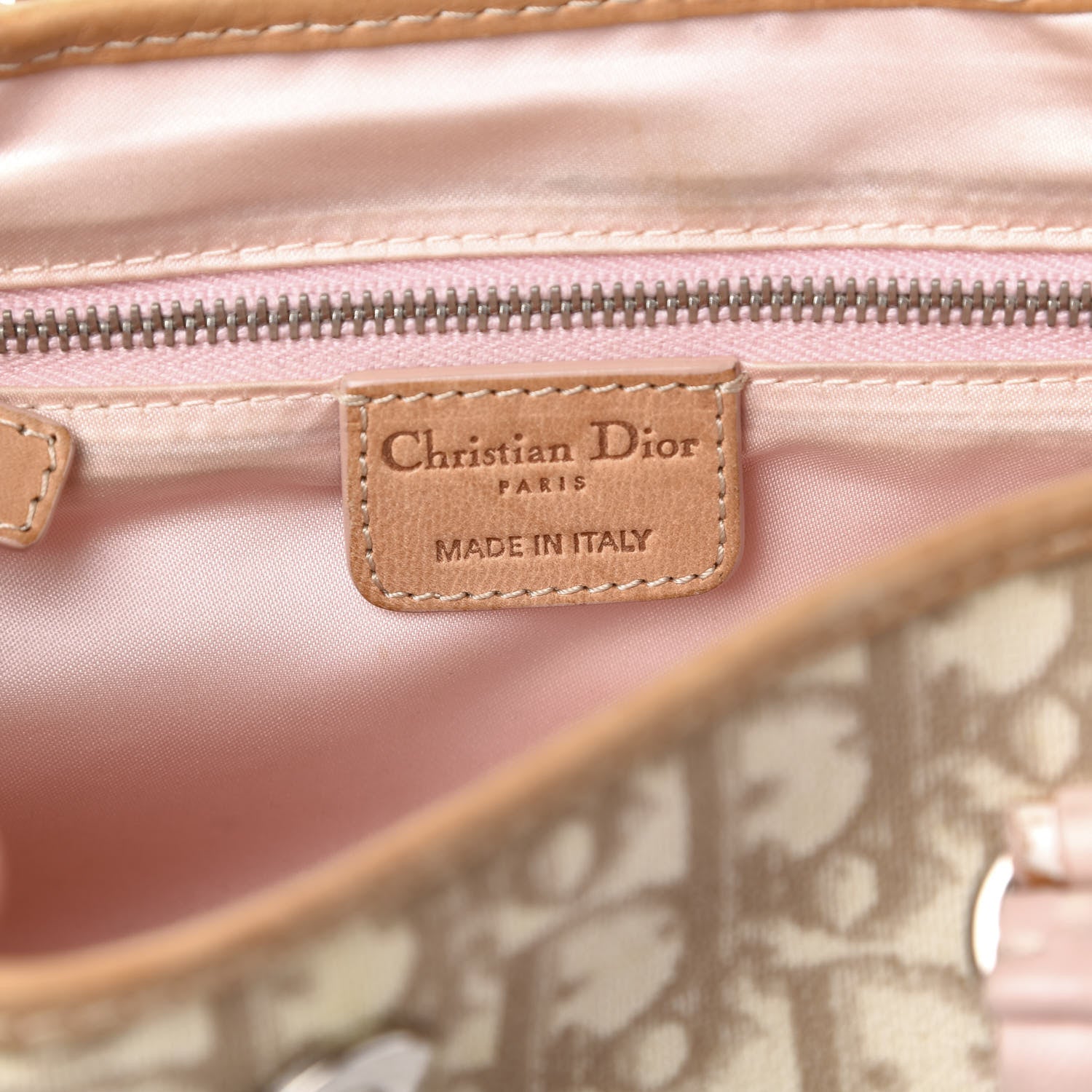 Christian Dior Monogram Romantique Trotter Bag Rose 6 of 11