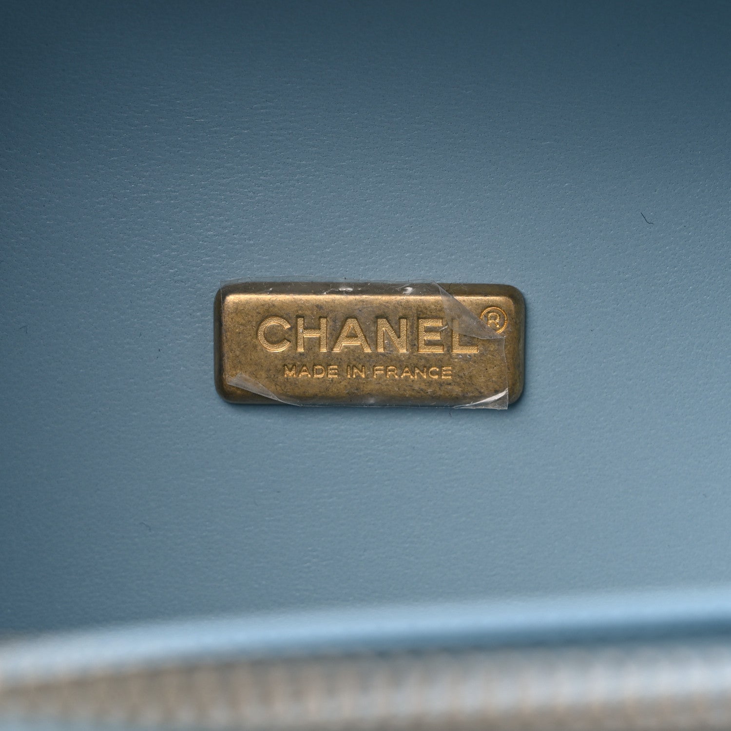 Chanel Lambskin Quilted Small CC Bubble Vanity Case Light Blue 6 of 9