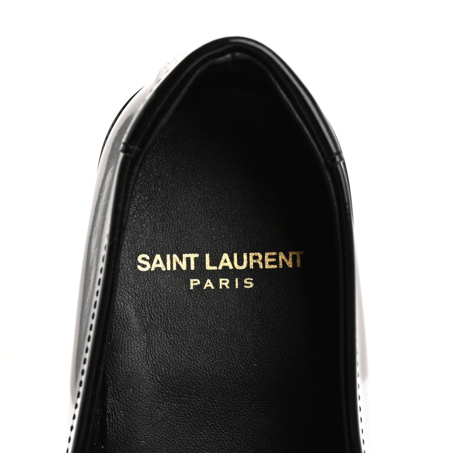 Calfskin Penny Loafers 35 Black
