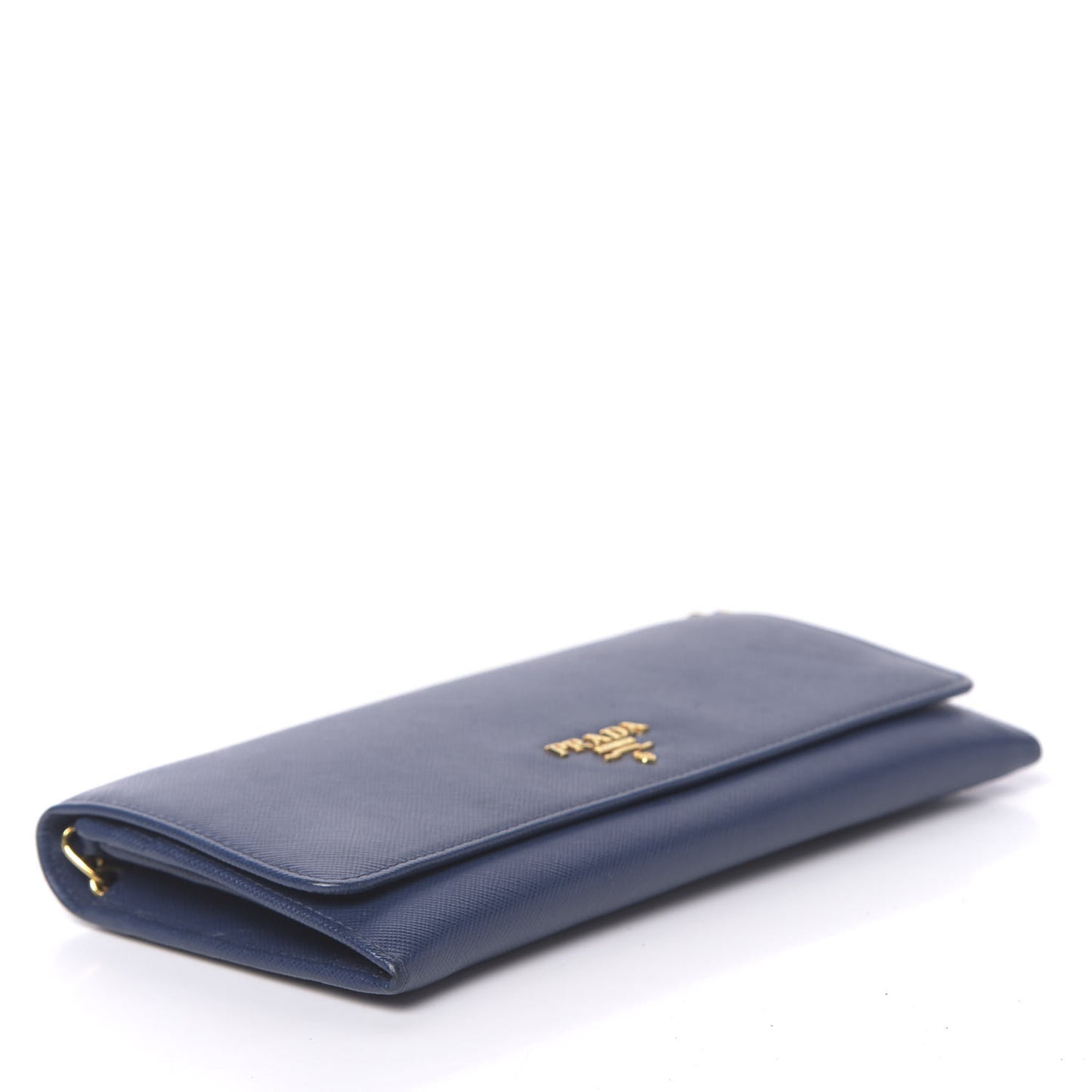 Saffiano Metal Oro Chain Wallet Baltico