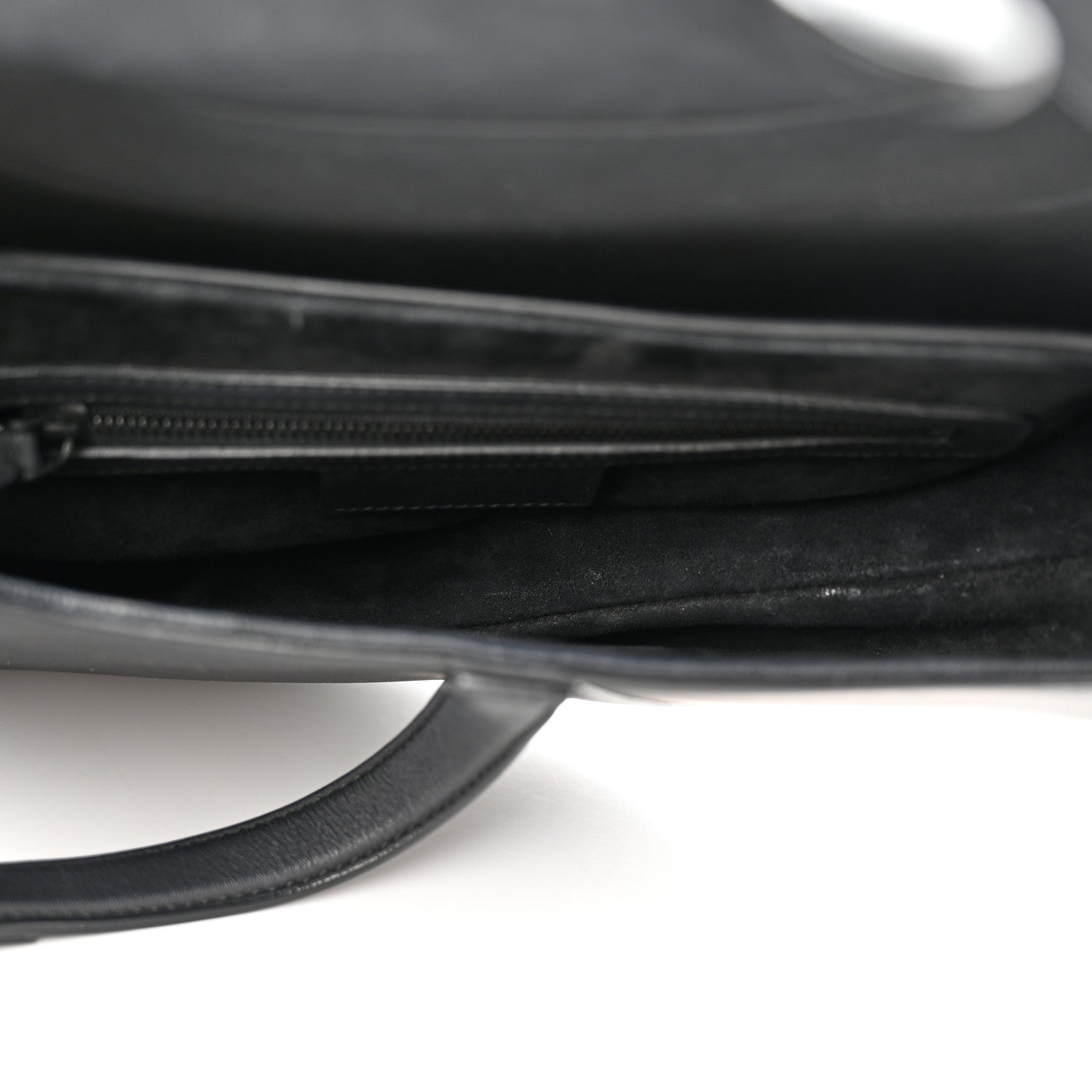 Christian Dior Ultra Matte Calfskin Saddle Bag Black 5 of 11