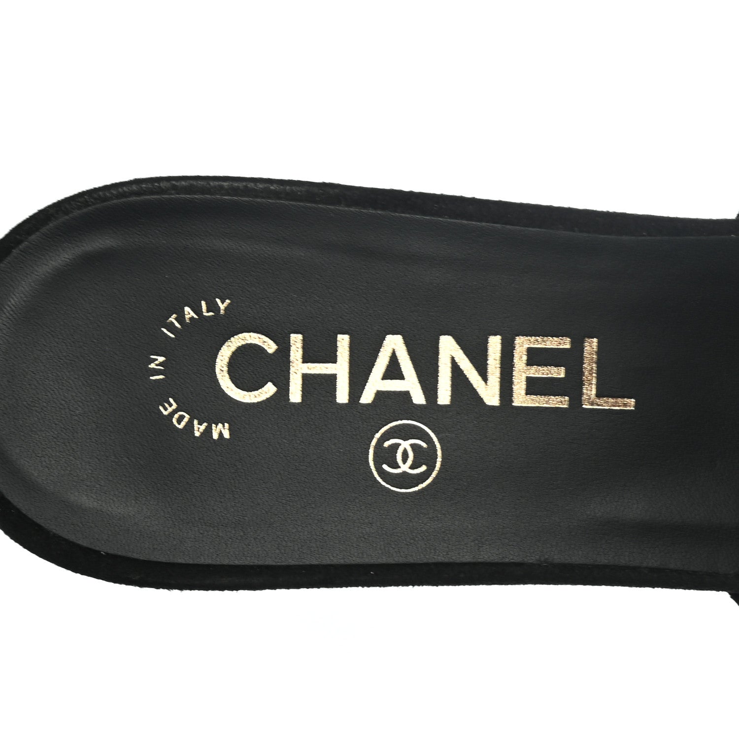 Chanel Suede Grosgrain Sandals 40 Black 7 of 7