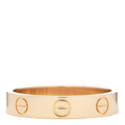 Cartier 18K Yellow Gold 3.5mm LOVE Wedding Band Ring 51 5.75 3 of 5