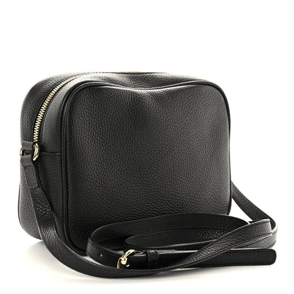Gucci Pebbled Calfskin Small Soho Disco Bag Black 3 of 13