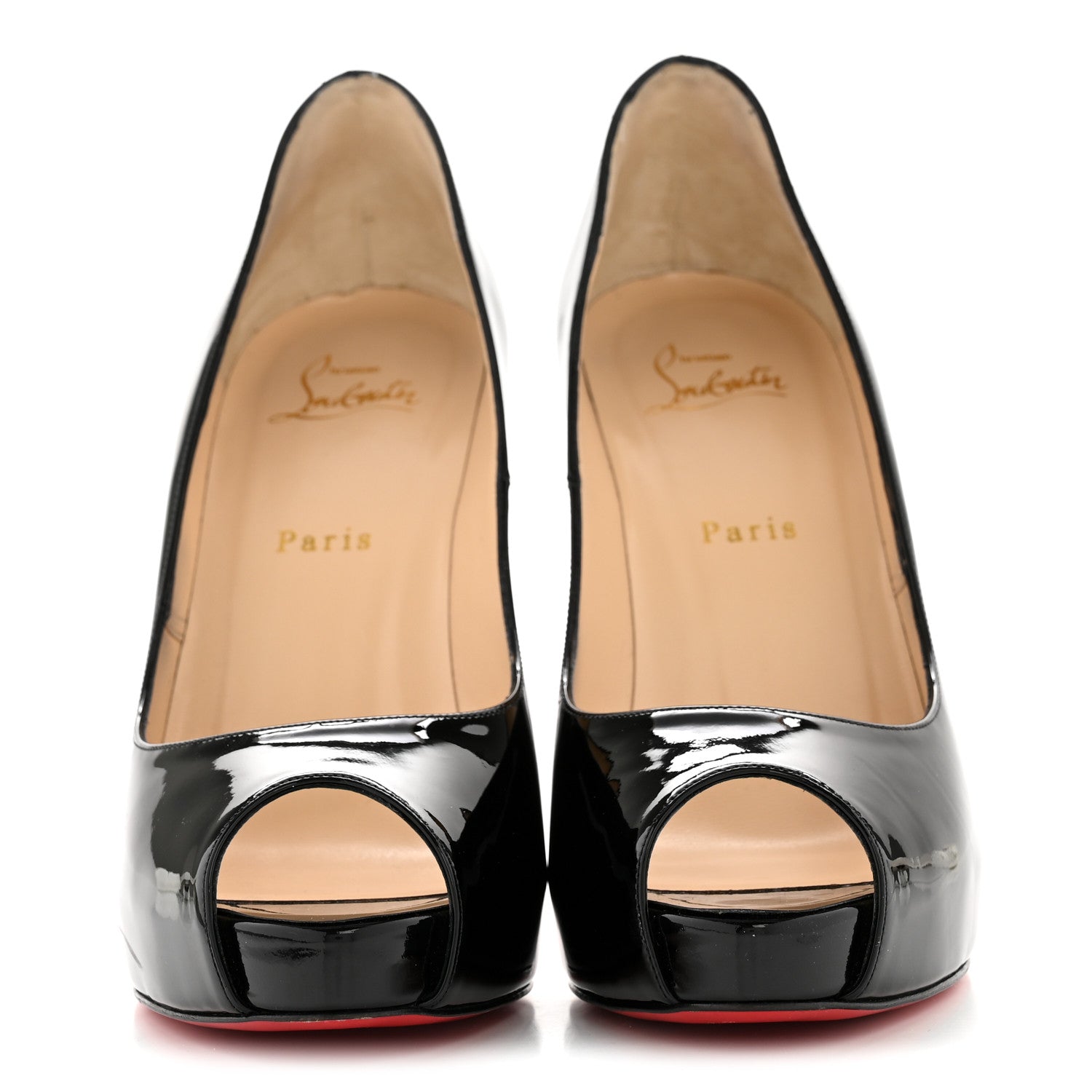 Christian Louboutin Patent New Very Prive 120 Pumps 40 Black 3 of 10