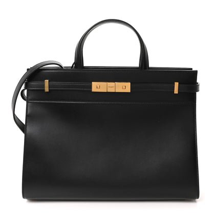 Saint Laurent Calfskin Small Manhattan Shopper Tote Black 1 of 10