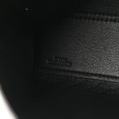 Loewe Goatskin Embossed Avenue Shoulder Bag Black 6 of 11